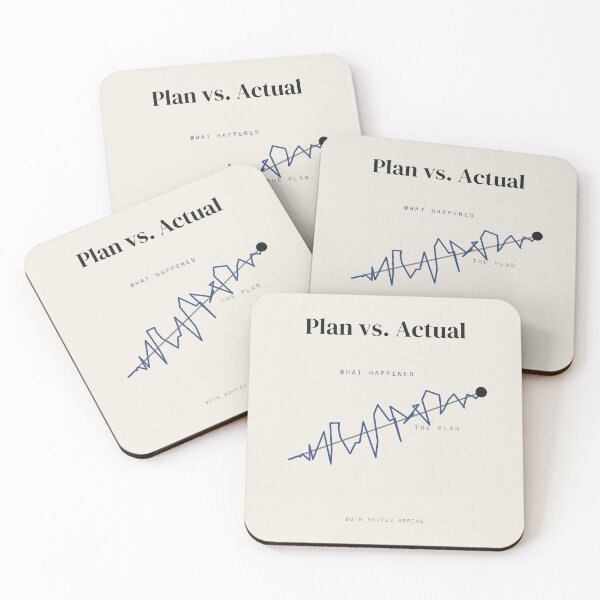 Item preview, Plan Versus What Happened Chart designed and sold by besiwashere.