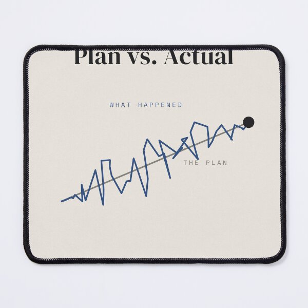 Item preview, Plan Versus What Happened Chart designed and sold by besiwashere.