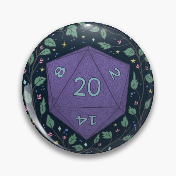 Item preview, Whimsical D20 designed and sold by leeleeandthebee.