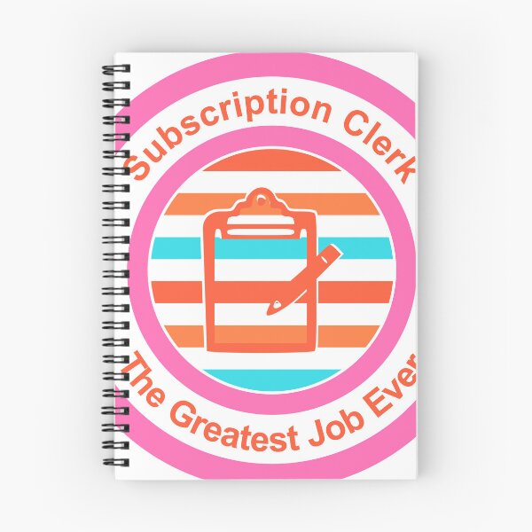 Item preview, Subscription Clerk The Greatest Job Ever designed and sold by TheIconSmith.