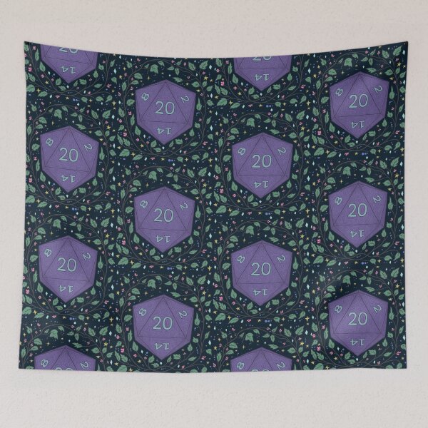 Item preview, Whimsical D20 designed and sold by leeleeandthebee.
