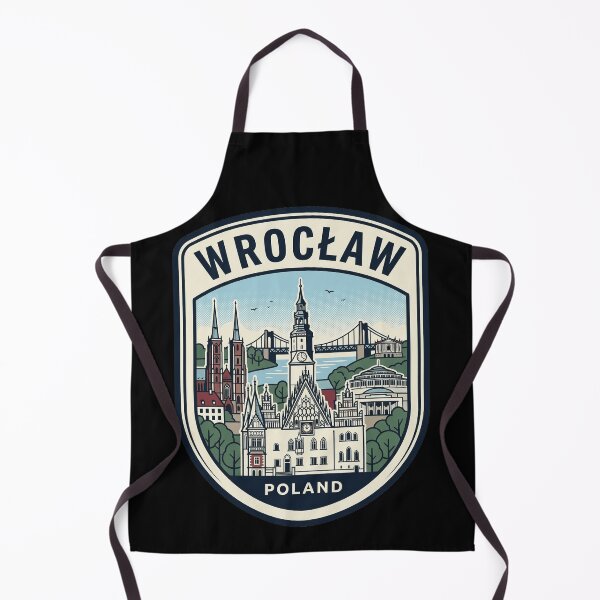 Item preview, Wroclaw Poland Vintage Travel Badge Skyline designed and sold by k3rstman1.