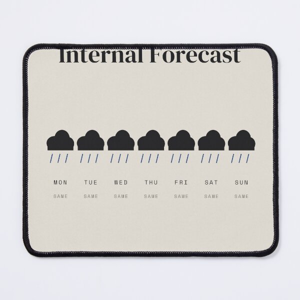 Item preview, Internal Forecast Seven Days The Same designed and sold by besiwashere.