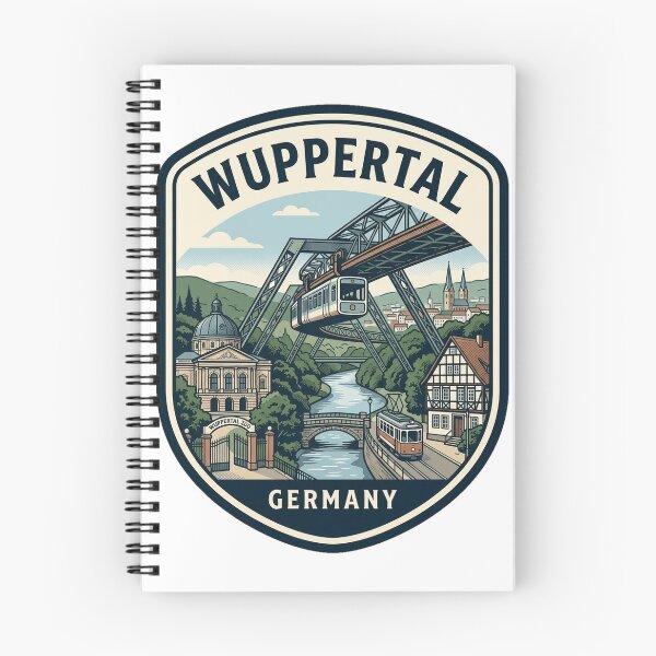 Item preview, Vintage Wuppertal Germany Schwebebahn Travel Badge designed and sold by k3rstman1.