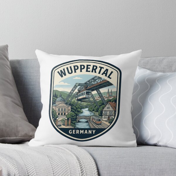 Item preview, Vintage Wuppertal Germany Schwebebahn Travel Badge designed and sold by k3rstman1.