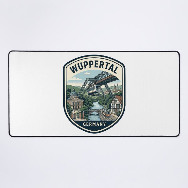 Item preview, Vintage Wuppertal Germany Schwebebahn Travel Badge designed and sold by k3rstman1.