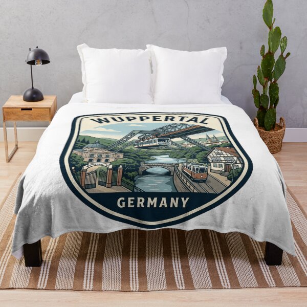 Item preview, Vintage Wuppertal Germany Schwebebahn Travel Badge designed and sold by k3rstman1.