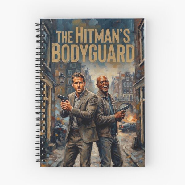 Item preview, The Hitman's Bodyguard Action Comedy Fine Art Tribute designed and sold by Art's Diner.