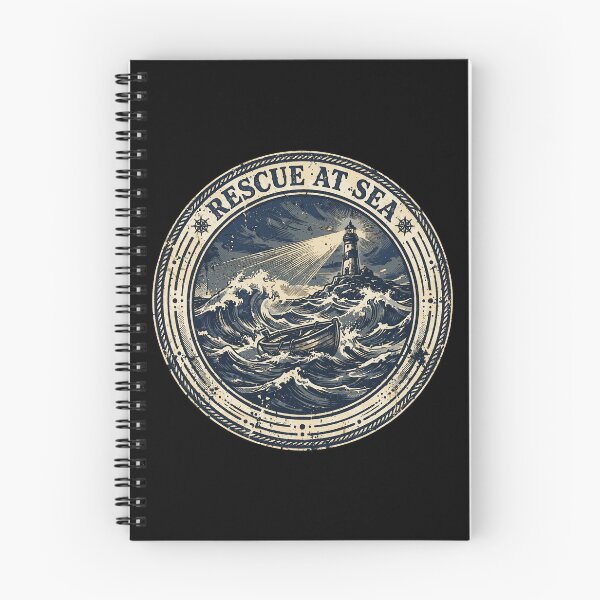 Item preview, Rescue at Sea Vintage Maritime Heritage Design | Historic Ocean Rescue designed and sold by Coasties.