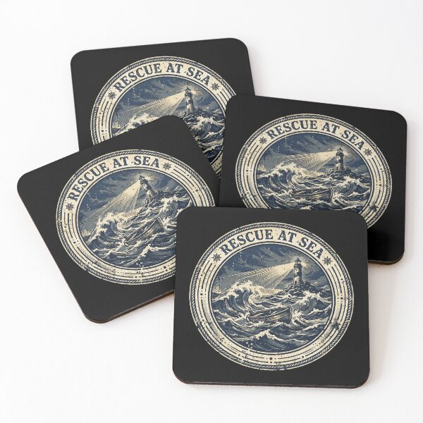 Item preview, Rescue at Sea Vintage Maritime Heritage Design | Historic Ocean Rescue designed and sold by Coasties.