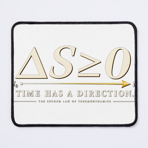 Item preview, Entropy ΔS ≥ 0 - Second Law of Thermodynamics designed and sold by Deseos.