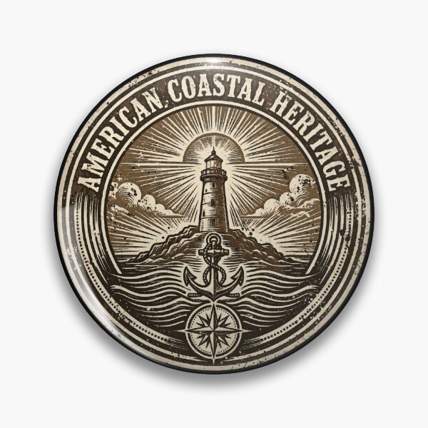 Item preview, American Coastal Heritage Vintage Maritime Design | Sea Service Americana designed and sold by Coasties.