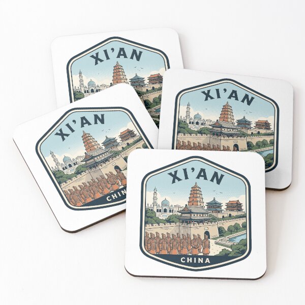 Item preview, Xi'an China Terracotta Warriors Vintage Travel Badge designed and sold by k3rstman1.