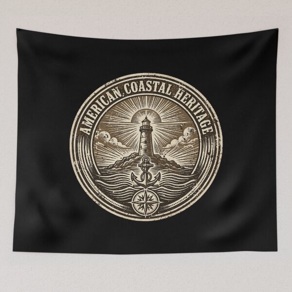 Item preview, American Coastal Heritage Vintage Maritime Design | Sea Service Americana designed and sold by Coasties.