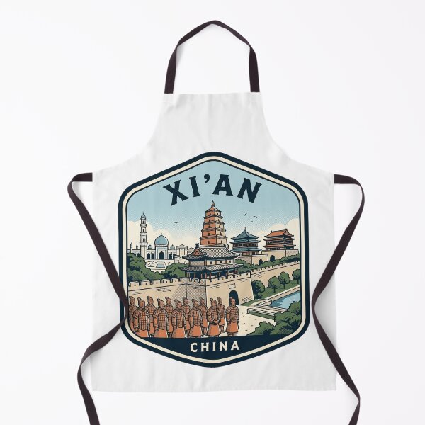 Item preview, Xi'an China Terracotta Warriors Vintage Travel Badge designed and sold by k3rstman1.