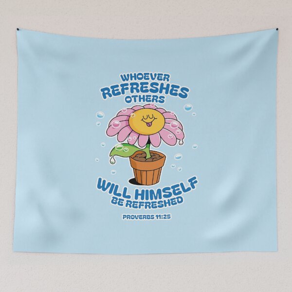 Item preview, Whoever Refreshes Others Will Himself Be Refreshed – Proverbs 11:25 | JW designed and sold by Whim & Verse Studio.