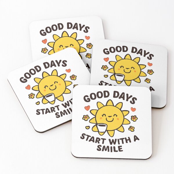 Item preview, Good Days Start With a Smile – Cute Sunshine Coffee designed and sold by Sunvero.