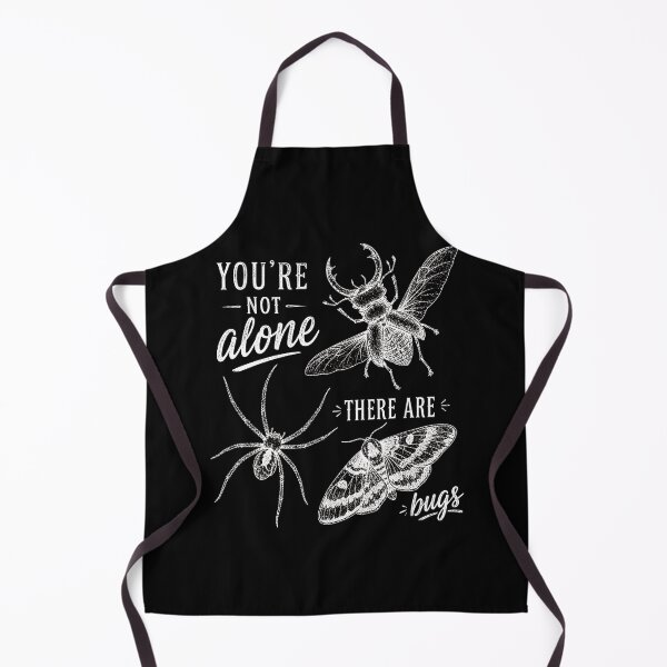 Item preview, You're Not Alone, There Are Bugs Funny Bug Lover Entomology Retro Goth Animal 2 designed and sold by modoodles357.