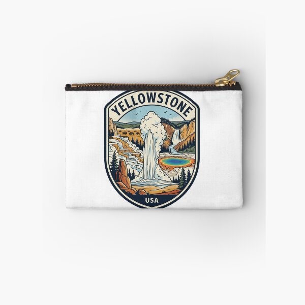 Item preview, Yellowstone National Park Vintage Retro Emblem designed and sold by k3rstman1.