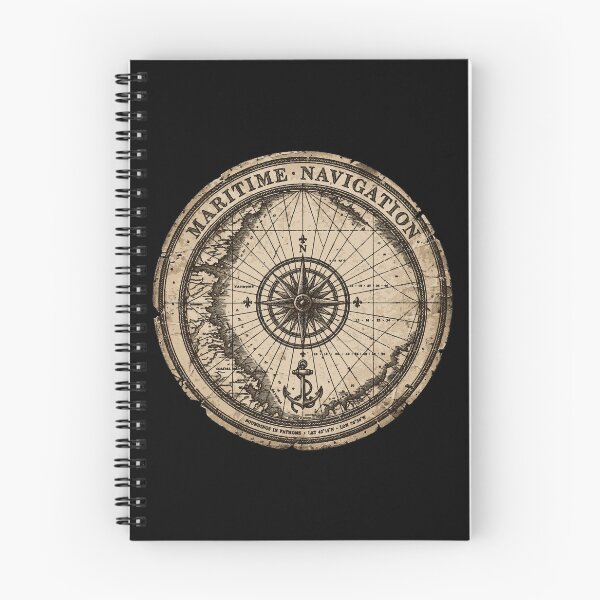 Item preview, Vintage Maritime Navigation Heritage Design | Nautical Chart & Compass Art designed and sold by Coasties.