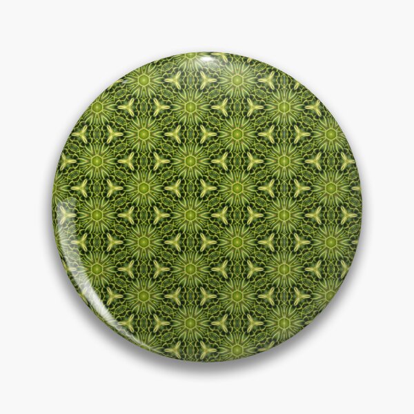 Item preview, Patrón radial de hojas orgánicas de color verde exuberante designed and sold by Asterisk-a.