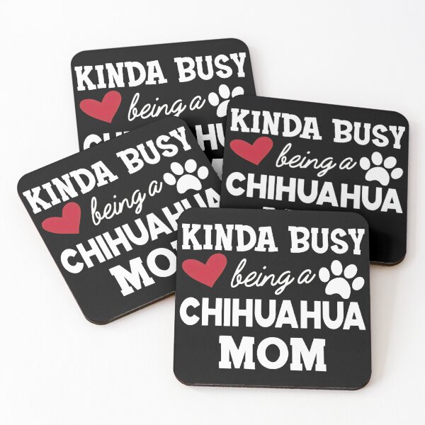 Item preview, Kinda Busy Being A Chihuahua Mom Heart Paw Print designed and sold by GiaoCalonas.