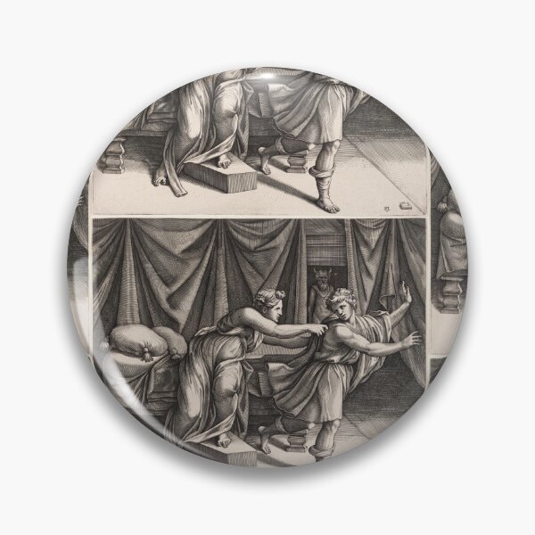 Item preview, Joseph Fleeing Potiphar's Wife Engraving designed and sold by artofuniverse.