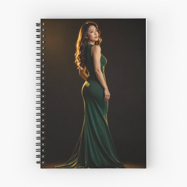 Item preview, Golden Contour – Emerald Elegance in Golden Light designed and sold by SEIMEI2025.