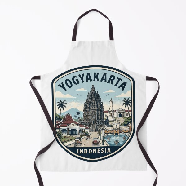 Item preview, Yogyakarta Indonesia Vintage Travel Emblem designed and sold by k3rstman1.