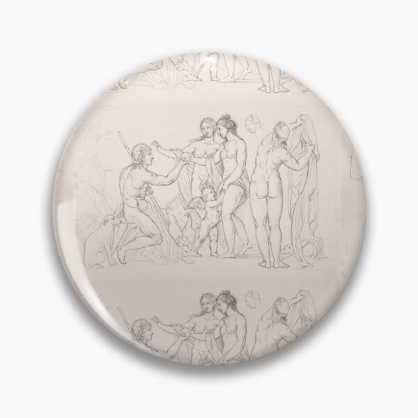 Item preview, Kneeling Hunter Meeting Venus and Cupid designed and sold by artofuniverse.