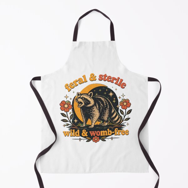 Item preview, Feral & Sterile Raccoon Retro Sunburst Wild Womb Free designed and sold by zuri-frost-poi.