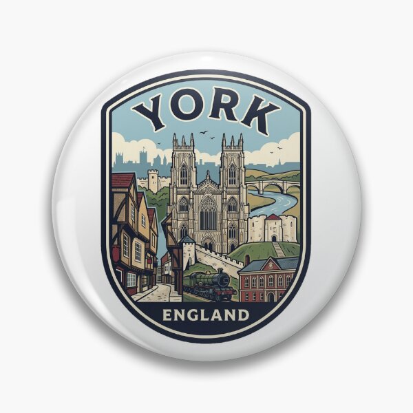 Item preview, York England Vintage Travel Emblem designed and sold by k3rstman1.