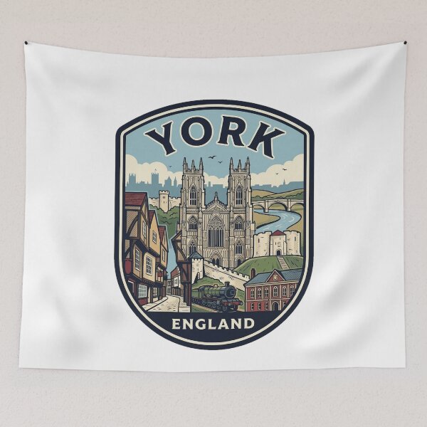 Item preview, York England Vintage Travel Emblem designed and sold by k3rstman1.