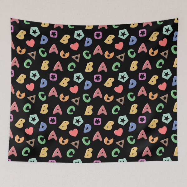Item preview, Cute Colorful Alphabet Shapes Pattern | Playful Kids Design designed and sold by Arts17N.