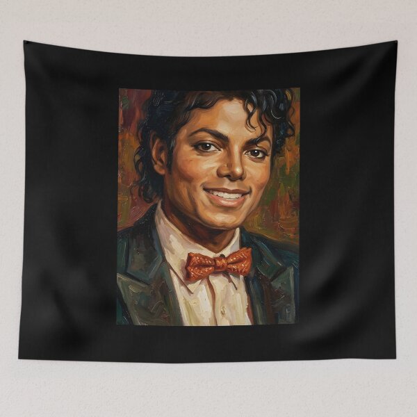 Item preview, Michael Jackson Oil Painting designed and sold by maretsad.