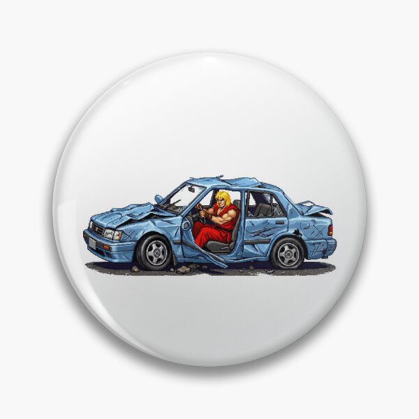 Item preview, Retro Fighter Driving The Bonus Stage Car - Vintage Fighting Game designed and sold by TontikDesign.