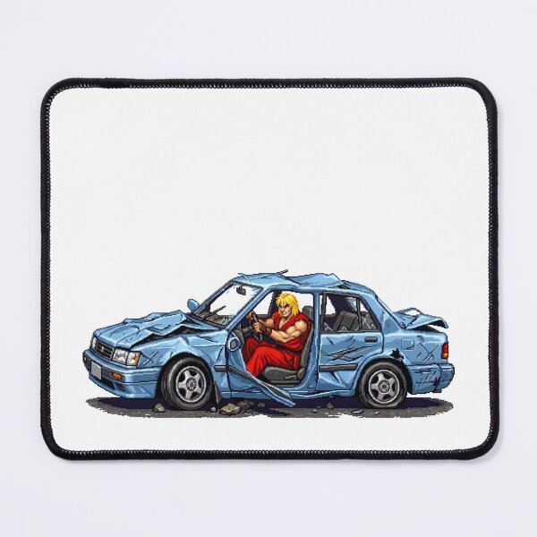 Item preview, Retro Fighter Driving The Bonus Stage Car - Vintage Fighting Game designed and sold by TontikDesign.
