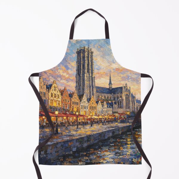 Item preview, A painting of Mechelen, Belgium – A Beautiful City in Europe. designed and sold by GalleryKauffeld.