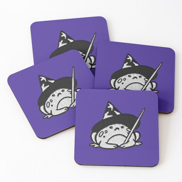 Item preview, Witch Frog Halloween Embroidery Patch Sticker – Black and White designed and sold by · GAMING SOUL ·.