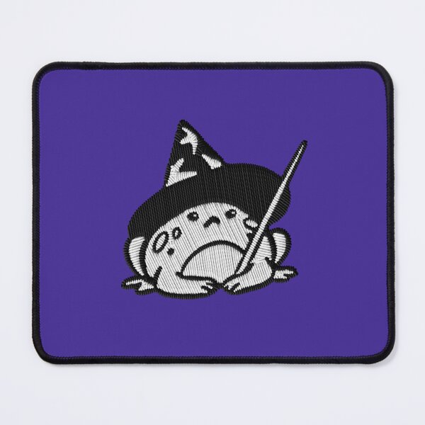Item preview, Witch Frog Halloween Embroidery Patch Sticker – Black and White designed and sold by · GAMING SOUL ·.