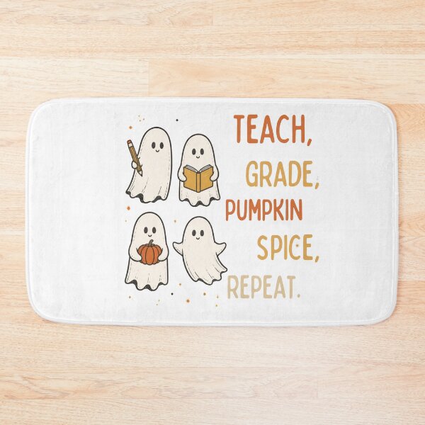 Item preview, Teach Grade Pumpkin Spice Repeat Spooky Teacher Fall designed and sold by OakAndThread.
