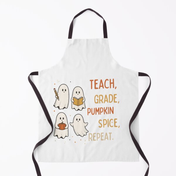 Item preview, Teach Grade Pumpkin Spice Repeat Spooky Teacher Fall designed and sold by OakAndThread.