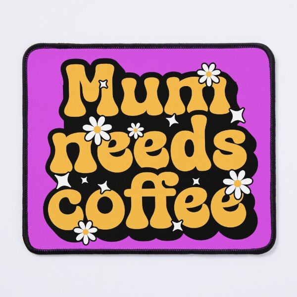 Item preview, Mum Needs Coffee – Retro Daisy Design designed and sold by Tin Robot Co..