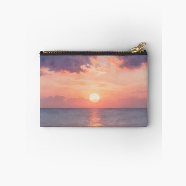 Item preview, Golden Beach Sunset: Serene Ocean Horizon designed and sold by Serene Strokes Art.