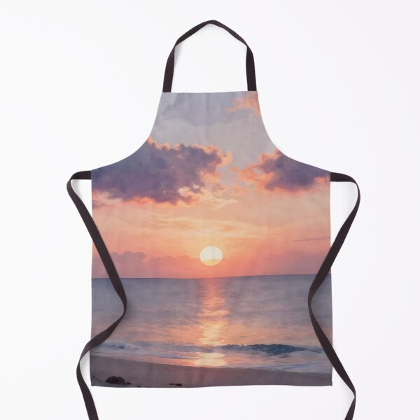 Item preview, Golden Beach Sunset: Serene Ocean Horizon designed and sold by Serene Strokes Art.