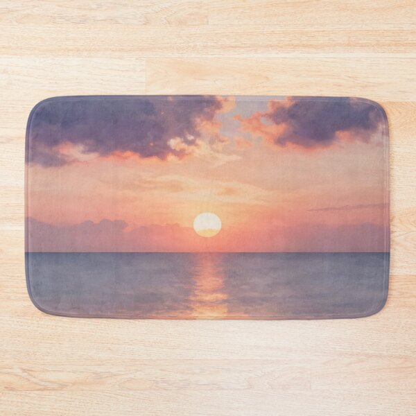 Item preview, Golden Beach Sunset: Serene Ocean Horizon designed and sold by Serene Strokes Art.