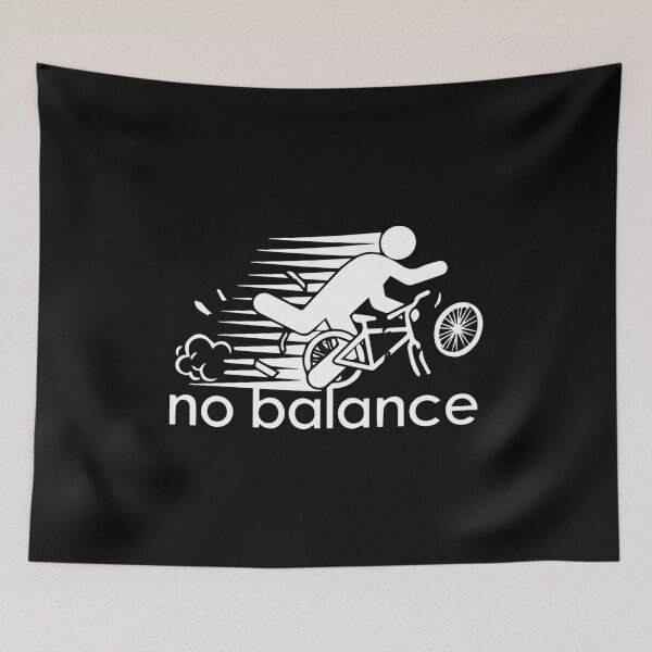 Item preview, No Balance Funny Parody Design for Cycle Sports and Humor designed and sold by farhanhafeez.