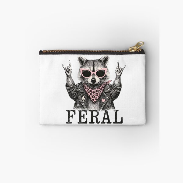 Item preview, Feral Raccoon Rocker Sunglasses Pearl Necklace Funny Animal designed and sold by zuri-frost-poi.