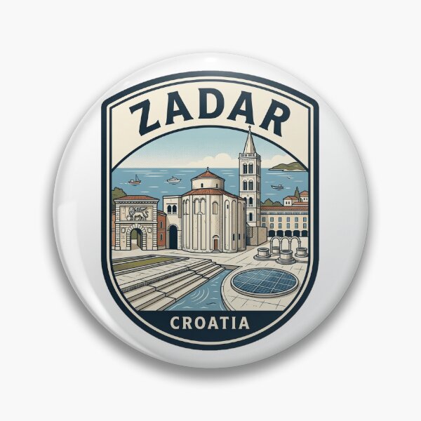 Item preview, Zadar Croatia Vintage Travel Emblem designed and sold by k3rstman1.