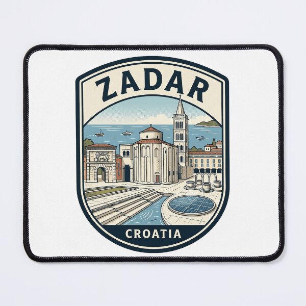 Item preview, Zadar Croatia Vintage Travel Emblem designed and sold by k3rstman1.